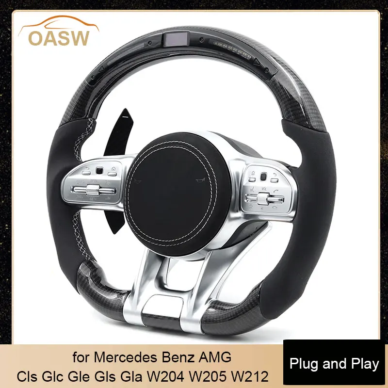 Светодиодный карбоновый автомобильный руль для Mercedes Benz AMG W204 W205 W221 W222 W223 Cls Glc Gle Gls Gla Cla Glk Slc C63 E63 G63 GLA45
Светодиодный карбоновый автомобильный руль для Mercedes Benz AMG W204 W205 W221 W222 W223 Cls Glc Gle Gls Gla Cla Glk Slc C63 E63 G63 GLA45