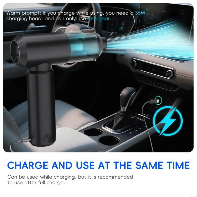 Cordless Blower Vacuum 4 In 1 Detachable Battery 16500Pa Suction For Car Home Cleaning With Brushless Motor H8WD
Cordless Blower Vacuum 4 In 1 Detachable Battery 16500Pa Suction For Car Home Cleaning With Brushless Motor H8WD