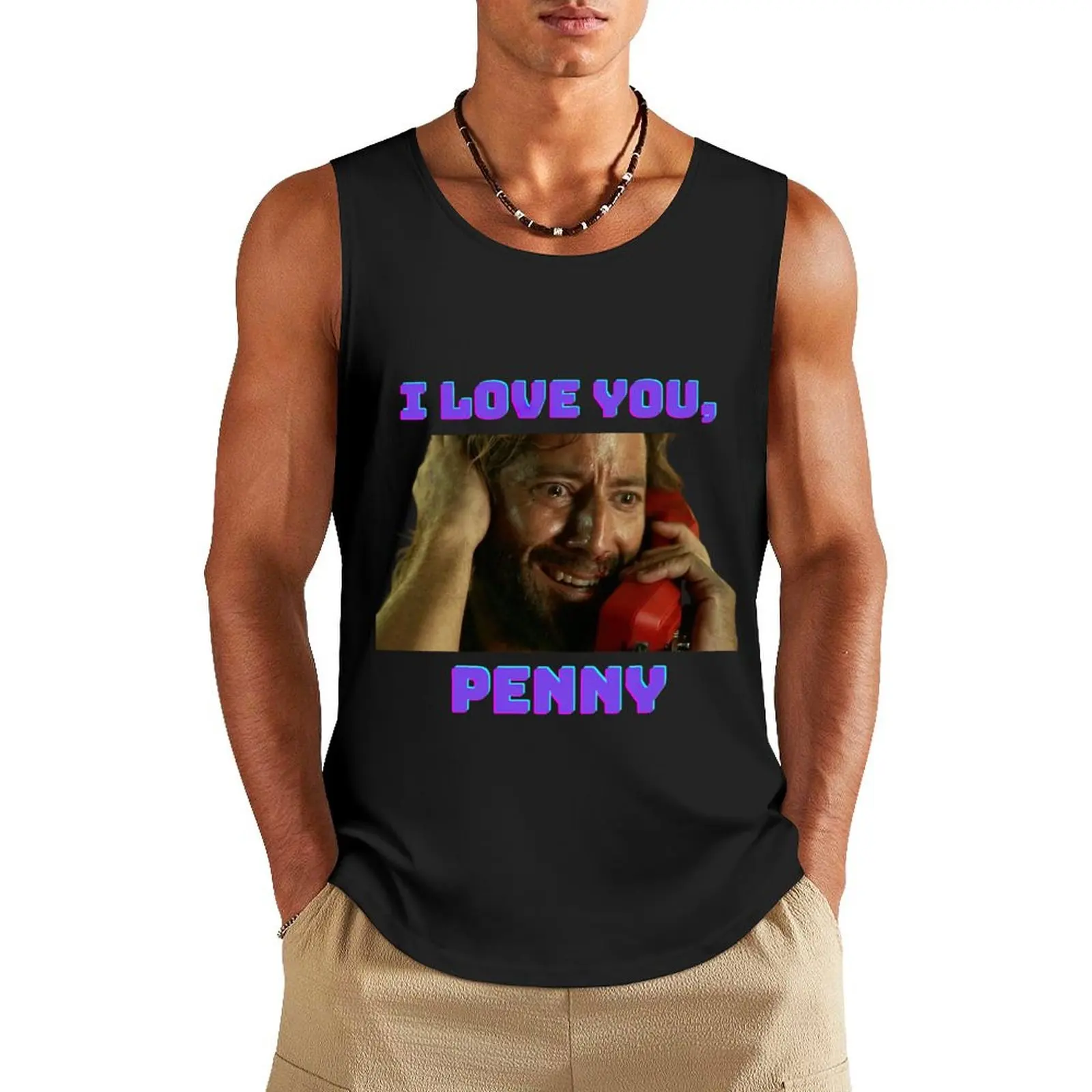Desmond Hume from TV Show Lost (I Love You Penny) Tank Top Men's sleeveless t-shirt t-shirts for men Men's clothing brands
Desmond Hume from TV Show Lost (I Love You Penny) Tank Top Men's sleeveless t-shirt t-shirts for men Men's clothing brands