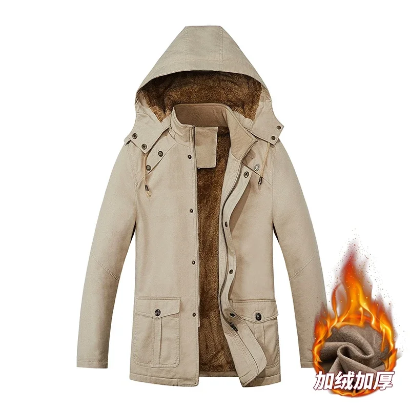 Winter New Plus Long Warm Thick Hood Parkas Warm Mens Winter Jacket Windproof Gift For Father Husband Parka Windproof Parkas
Winter New Plus Long Warm Thick Hood Parkas Warm Mens Winter Jacket Windproof Gift For Father Husband Parka Windproof Parkas