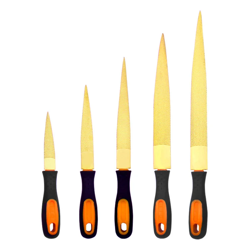 1PC Wood File Woodworking Golden Tapered Rasp Bastard For Wood Leather Plastic Hand Tools Rubber Handle With Free Cloth Cover
1PC Wood File Woodworking Golden Tapered Rasp Bastard For Wood Leather Plastic Hand Tools Rubber Handle With Free Cloth Cover
