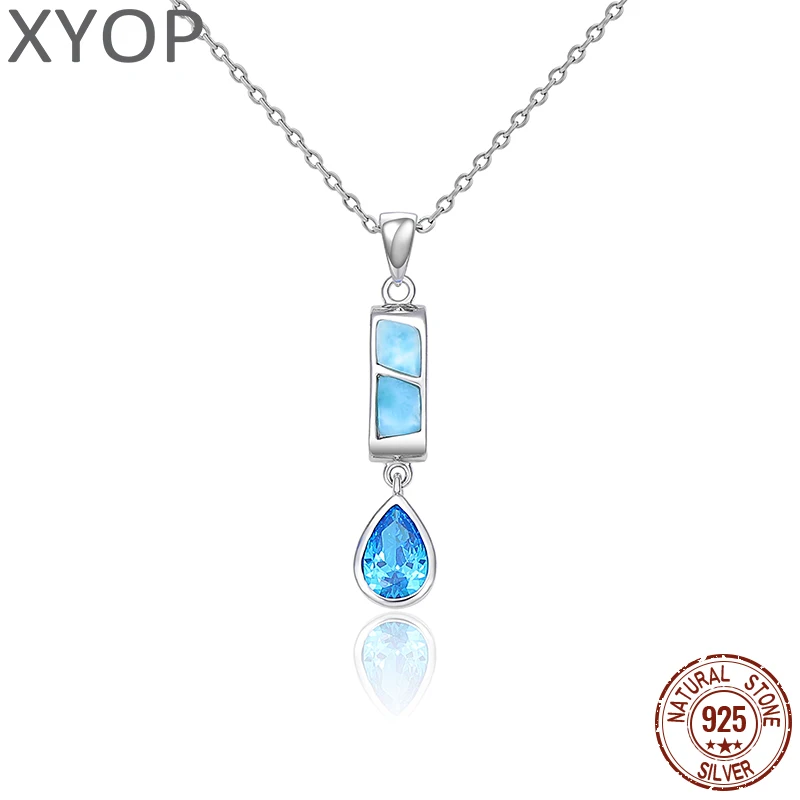 Ювелирные изделия XYOP 2025, стерлинговое серебро 925 пробы, контрастный стильный ларимар, грушевидный кулон с цирконом, индивидуальный оптовый подарок для женщин
Ювелирные изделия XYOP 2025, стерлинговое серебро 925 пробы, контрастный стильный ларимар, грушевидный кулон с цирконом, индивидуальный оптовый подарок для женщин