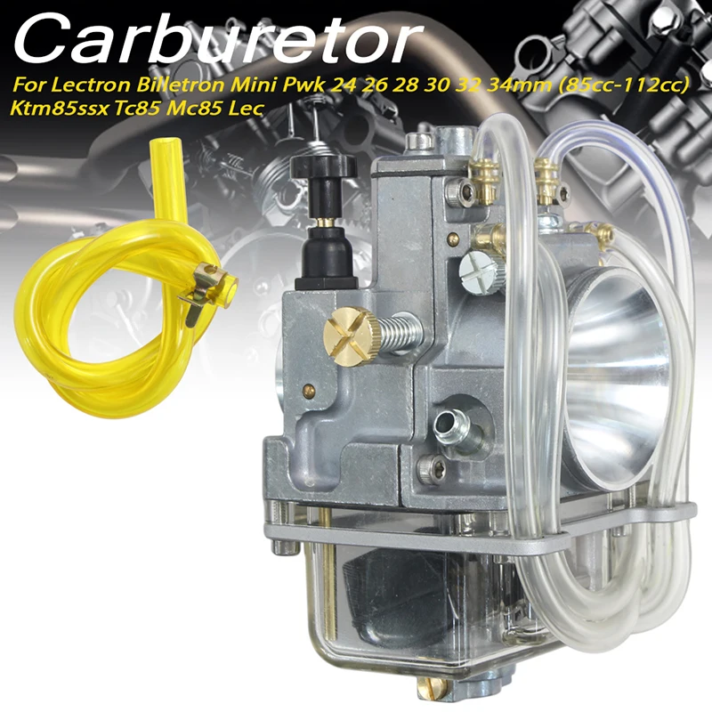 Carburetor For Lectron Billetron Mini Pwk 24 /26/ 28/ 30/ 32 /34mm (85cc-112cc) Ktm85ssx Tc85 Mc85
Carburetor For Lectron Billetron Mini Pwk 24 /26/ 28/ 30/ 32 /34mm (85cc-112cc) Ktm85ssx Tc85 Mc85