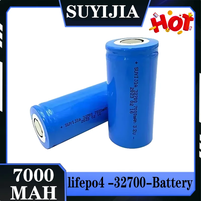 7000mAh Large capacity 32700 3.2V LifePo4 rechargeable battery Professional lithium iron battery DIY solar electric bicycle
7000mAh Large capacity 32700 3.2V LifePo4 rechargeable battery Professional lithium iron battery DIY solar electric bicycle