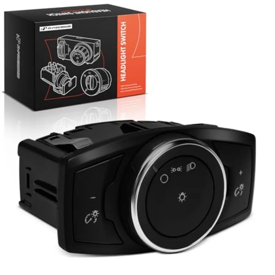 Headlight Switch Instrument Panel Headlamp Dimmer Switch Compatible with Ford Escape 2013-2019 Focus 2012-2014 Transit Connect
Headlight Switch Instrument Panel Headlamp Dimmer Switch Compatible with Ford Escape 2013-2019 Focus 2012-2014 Transit Connect