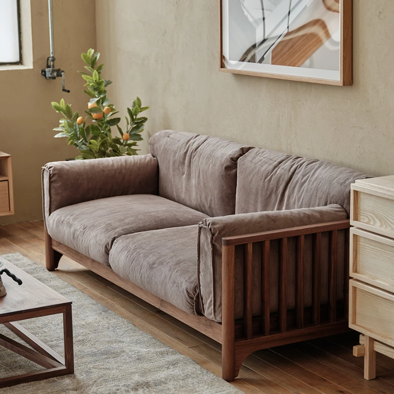 Sofa can be detached and washed solid wood frame fabric small apartment
Sofa can be detached and washed solid wood frame fabric small apartment