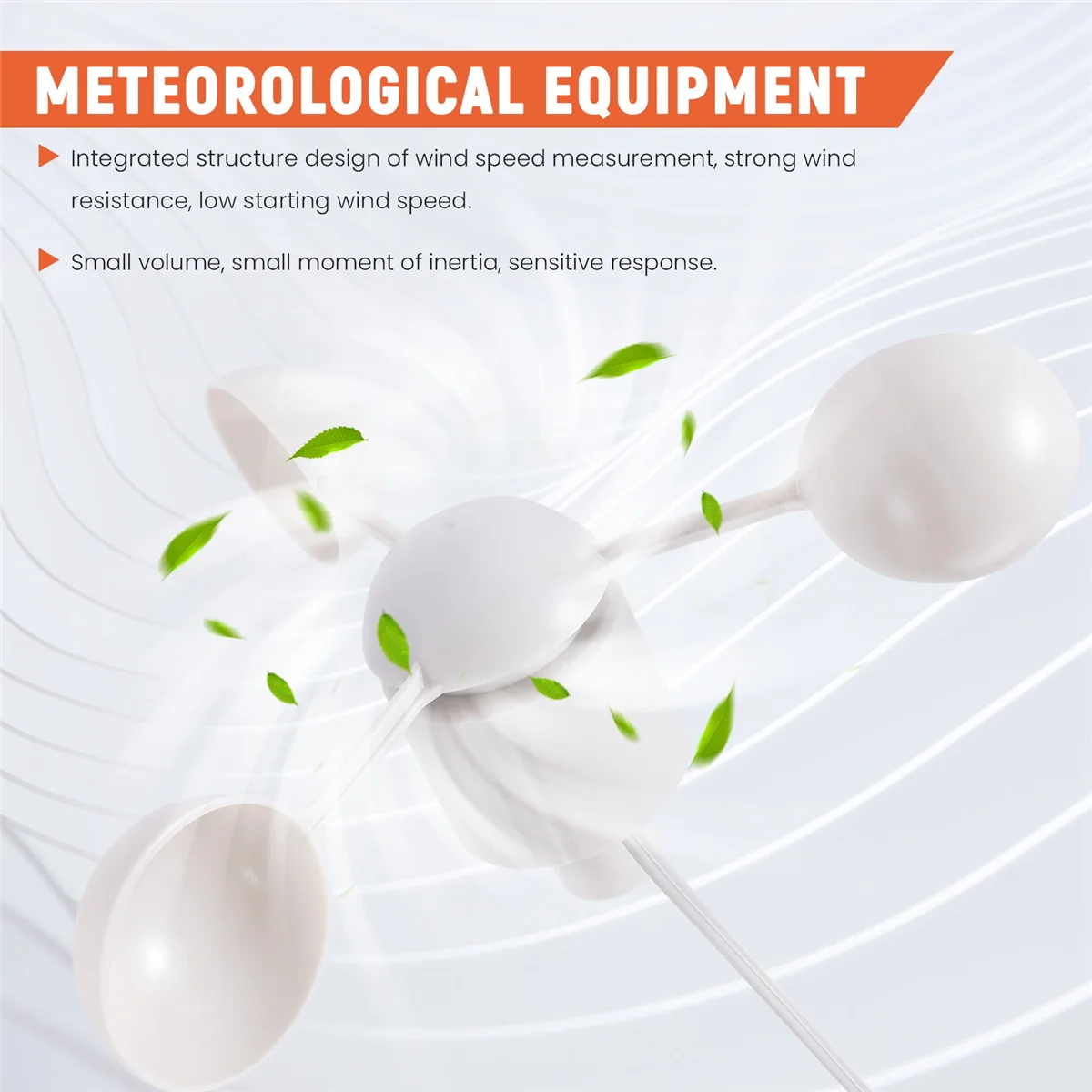ABIY-WH-SP-WS01 Anemometer Wind Speed Measuring Instrument Wind Speed Sensor Meteorological Instrument for Misol Anemometer
ABIY-WH-SP-WS01 Anemometer Wind Speed Measuring Instrument Wind Speed Sensor Meteorological Instrument for Misol Anemometer