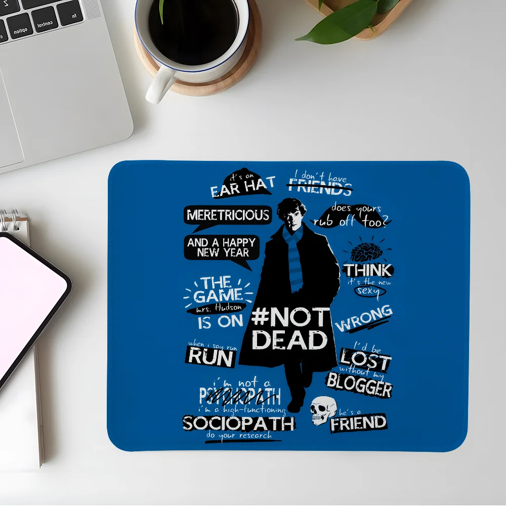 I Am S-SherlockES H-Holmes Mousepad Washable Seam Edge Durable Desk Laptop Office Game Mat 180X220/200X250/250X290mm Mause Pad
I Am S-SherlockES H-Holmes Mousepad Washable Seam Edge Durable Desk Laptop Office Game Mat 180X220/200X250/250X290mm Mause Pad