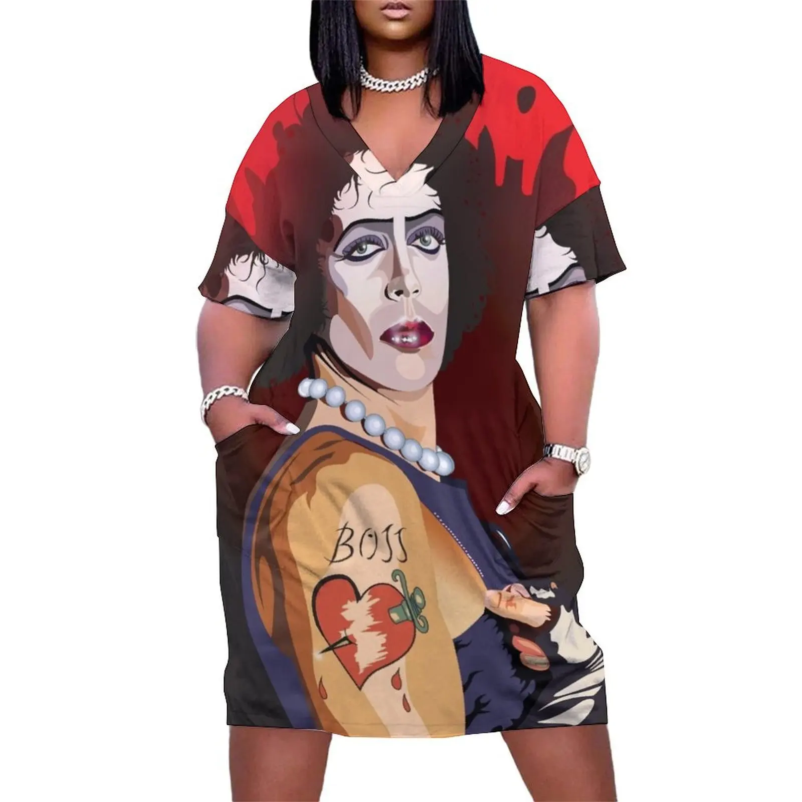 Dr Frankenfurter Loose Pocket Dress prom clothes womens dress summer clothes for women evening dresses ladies
Dr Frankenfurter Loose Pocket Dress prom clothes womens dress summer clothes for women evening dresses ladies