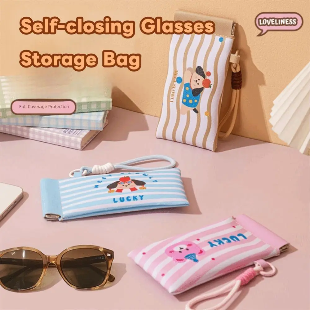2Pcs Cartoon PU Leather Glasses Bag Waterproof Dopamine Sunglasses Protective Cover Dustproof Korean Style
2Pcs Cartoon PU Leather Glasses Bag Waterproof Dopamine Sunglasses Protective Cover Dustproof Korean Style