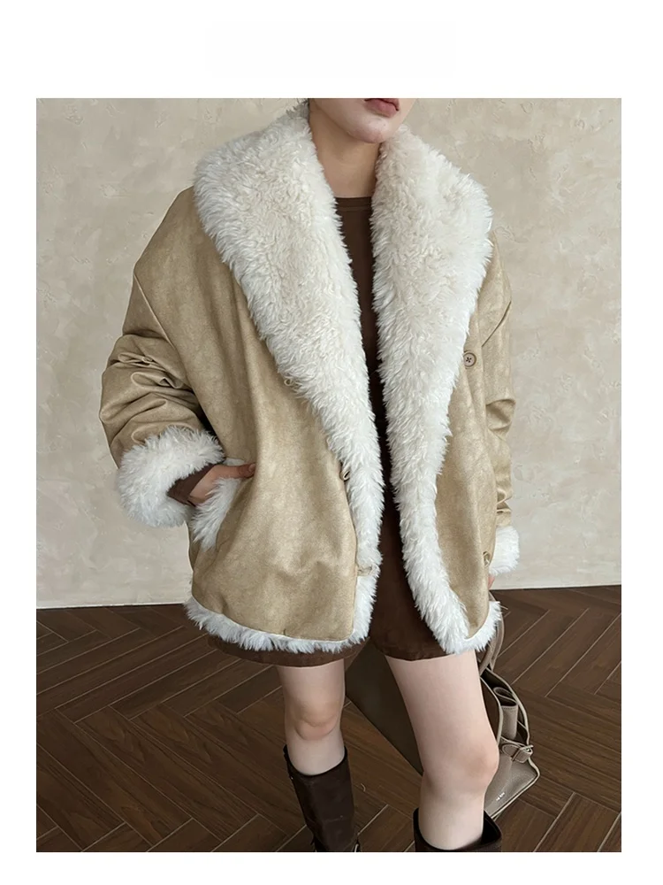 Двустороннее пальто ARETE AK в корейском стиле с воротником-стойкой, из меха и кожи, теплое, средней длины, с длинными рукавами
Двустороннее пальто ARETE AK в корейском стиле с воротником-стойкой, из меха и кожи, теплое, средней длины, с длинными рукавами