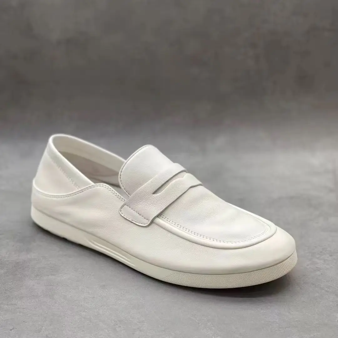 Soft Leather Men's Casual Leather Shoes Slip on Soft Sole Driving Shoes New Designer Men Loafers
Soft Leather Men's Casual Leather Shoes Slip on Soft Sole Driving Shoes New Designer Men Loafers