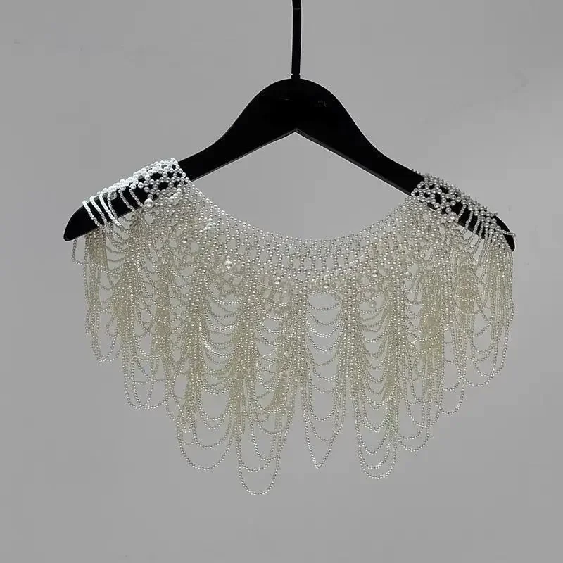 Luxury Heavy Industry Handmade Pearl Hollow Pearl Shawl Women Chinese Traditional Hanfu Dress Cheongsam Tang Suit Accessories
Luxury Heavy Industry Handmade Pearl Hollow Pearl Shawl Women Chinese Traditional Hanfu Dress Cheongsam Tang Suit Accessories