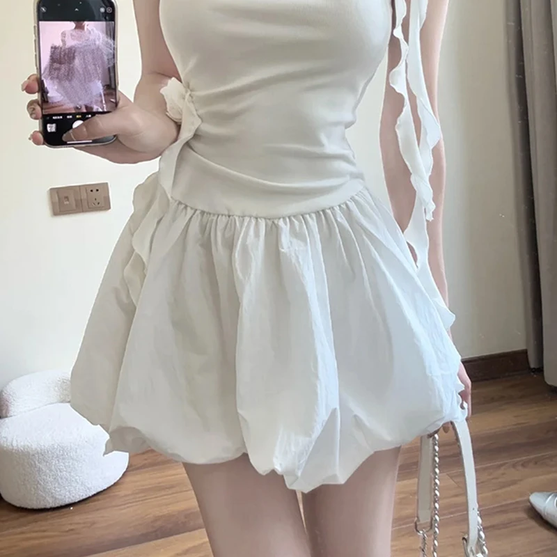 Sweet Style Girls Puff Mini Skirts Women 2026 Summer Elastic Waist Lantern Short Skirt Woman Black White Y2K Jk Ballet Skirts
Sweet Style Girls Puff Mini Skirts Women 2026 Summer Elastic Waist Lantern Short Skirt Woman Black White Y2K Jk Ballet Skirts