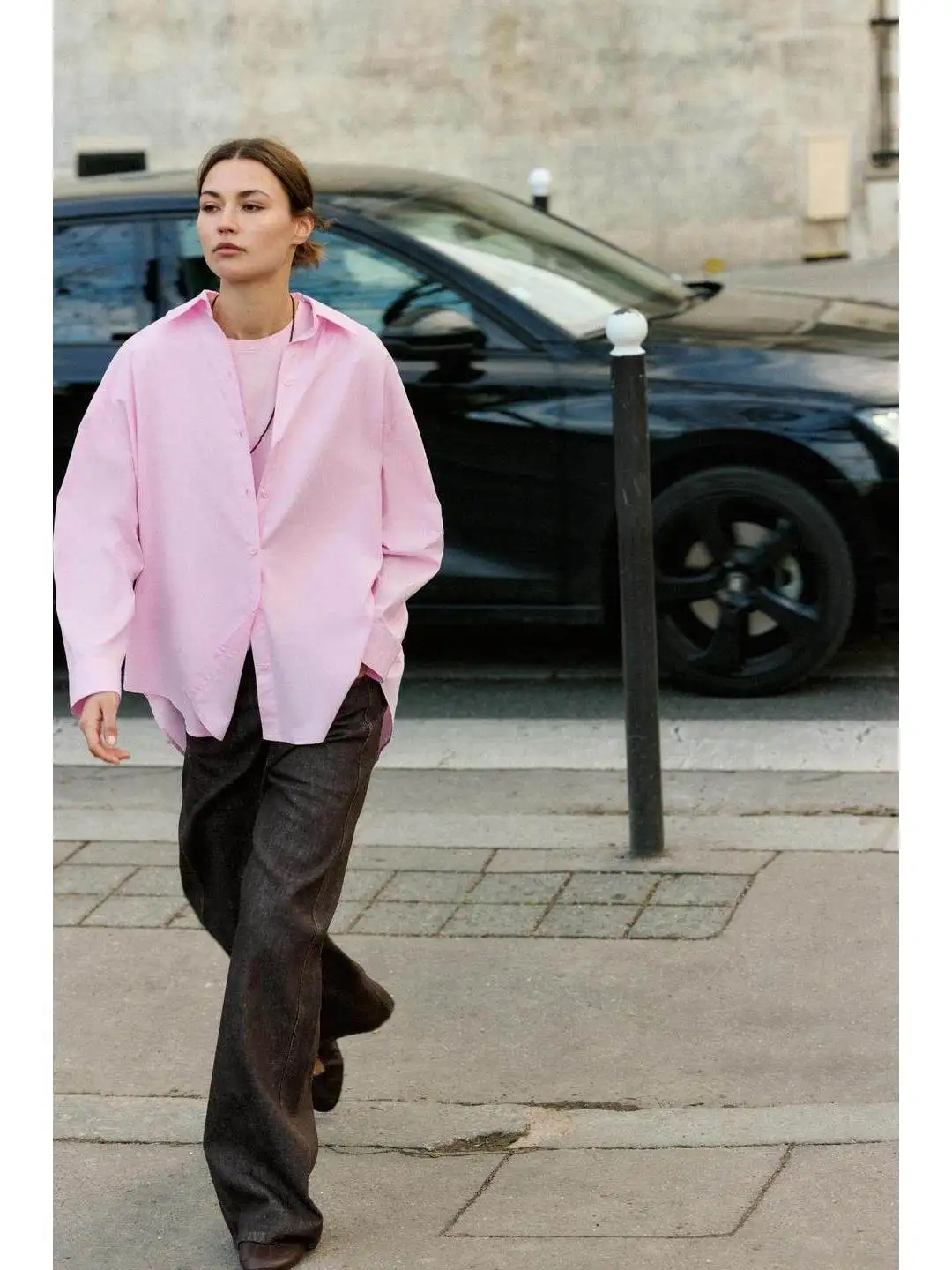 Early Spring New Style Loose Long Sleeve Shirt with Button Closure Pleated Decoration Casual Loose Fit Women's Shirt
Early Spring New Style Loose Long Sleeve Shirt with Button Closure Pleated Decoration Casual Loose Fit Women's Shirt
