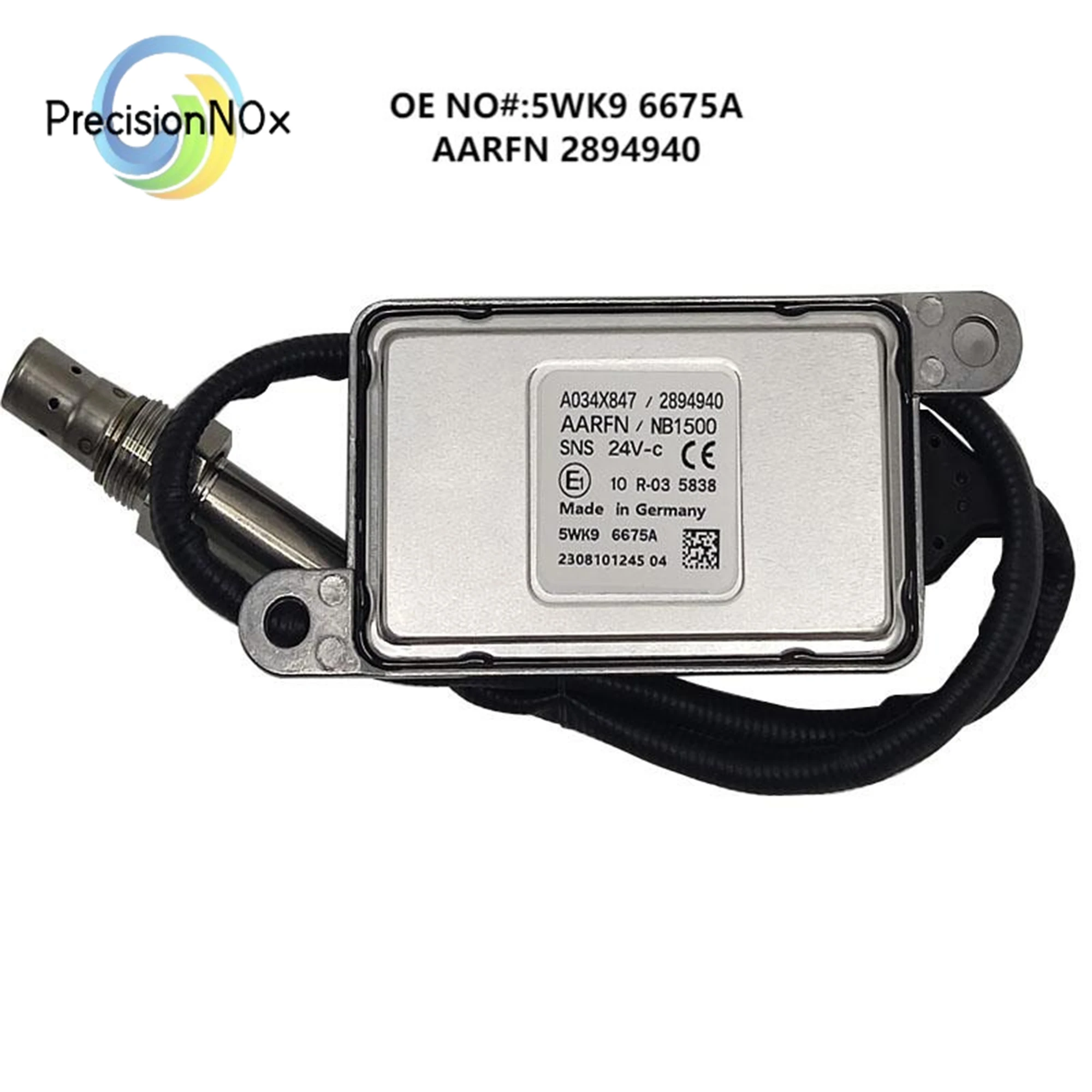 High Quality NGK Probe 5WK96675A AARFN 2894940 NOX Oxygen Sensor Made in Germany For Cummins Volvo DAF XF Truck 24V Euro 5
High Quality NGK Probe 5WK96675A AARFN 2894940 NOX Oxygen Sensor Made in Germany For Cummins Volvo DAF XF Truck 24V Euro 5