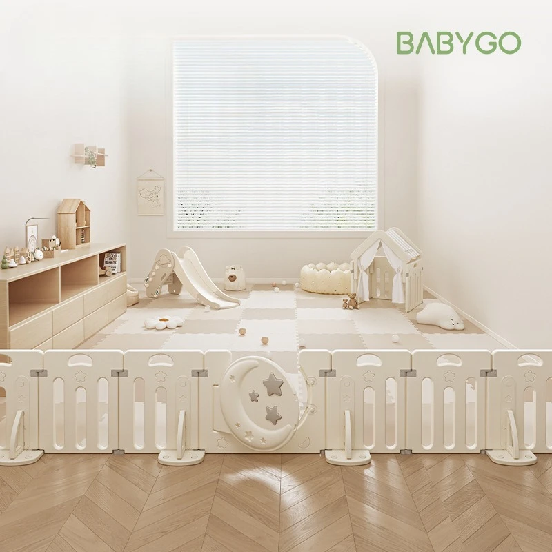 DIY Baby Safety Fence, Three-Sided Play Yard with Thick Crawling Mat, Adjustable Sofa Barrier for Corner Protection
DIY Baby Safety Fence, Three-Sided Play Yard with Thick Crawling Mat, Adjustable Sofa Barrier for Corner Protection