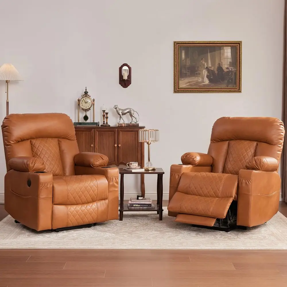 Dual Motor Power Lift Recliner Chairs with Heat and Massage for Elderly, Leather Recliners with Extented Footrest,Infinite Posi
Dual Motor Power Lift Recliner Chairs with Heat and Massage for Elderly, Leather Recliners with Extented Footrest,Infinite Posi