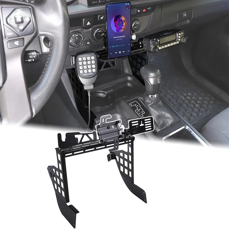For Toyota Tacoma 2016-2023 Car Center Console Modular Storage Baffle with Phone Mount Panel Based Bracket Accessories
For Toyota Tacoma 2016-2023 Car Center Console Modular Storage Baffle with Phone Mount Panel Based Bracket Accessories