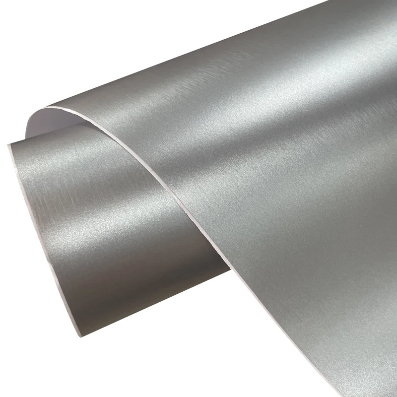 Premium Chrome Silver Brushed Steel Metallic Vinyl Wrap Roll DIY Self Adhesive Decal Automotive Car Wrapping Foil
Premium Chrome Silver Brushed Steel Metallic Vinyl Wrap Roll DIY Self Adhesive Decal Automotive Car Wrapping Foil