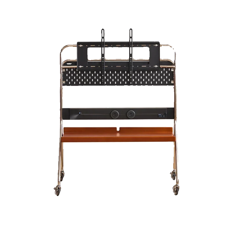 Furniture TV floor bracket with wheels removable Nordic retro living room TV rack cabinet monitor
Furniture TV floor bracket with wheels removable Nordic retro living room TV rack cabinet monitor