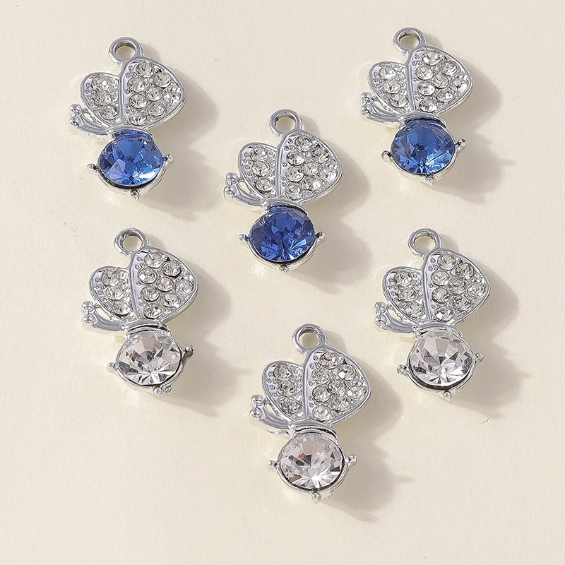 20pcs 13x22mm Delicate Crystal Flying Butterfly Charms Pendants for Jewelry Making Earrings Necklaces Bracelets DIY Crafts Gifts
20pcs 13x22mm Delicate Crystal Flying Butterfly Charms Pendants for Jewelry Making Earrings Necklaces Bracelets DIY Crafts Gifts