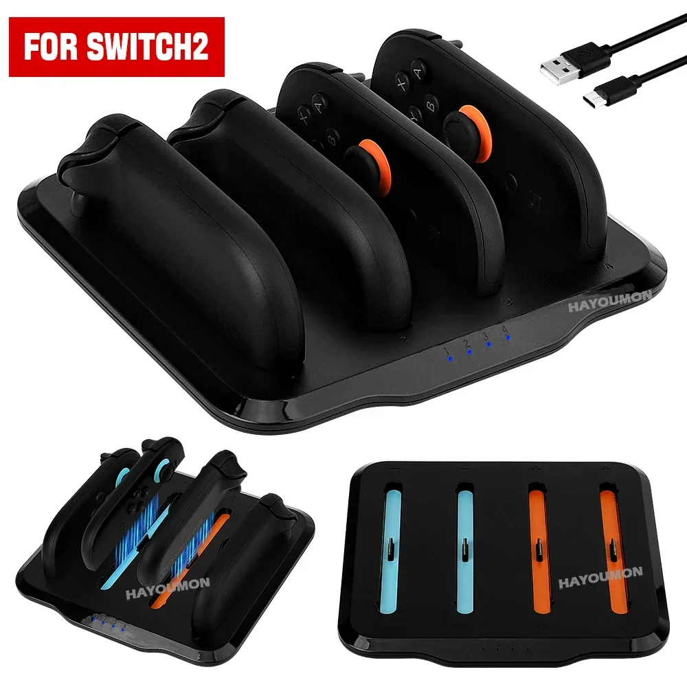 For NS2 Switch 2 Joypad Charger Dock Charging Station With Charging Cord For Switch 2 Controller Safety Protection
For NS2 Switch 2 Joypad Charger Dock Charging Station With Charging Cord For Switch 2 Controller Safety Protection