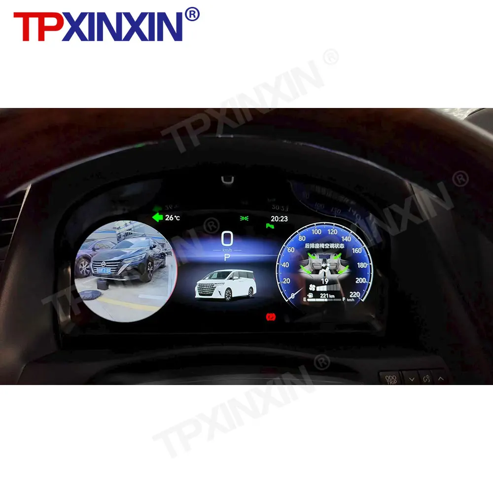 Car Digital Cluster For Toyota Alphard Vellfire 20 30 35 Series 2008-2023 Auto Dash Carplay Navi LCD Instrument Panel L&R Camera
Car Digital Cluster For Toyota Alphard Vellfire 20 30 35 Series 2008-2023 Auto Dash Carplay Navi LCD Instrument Panel L&R Camera