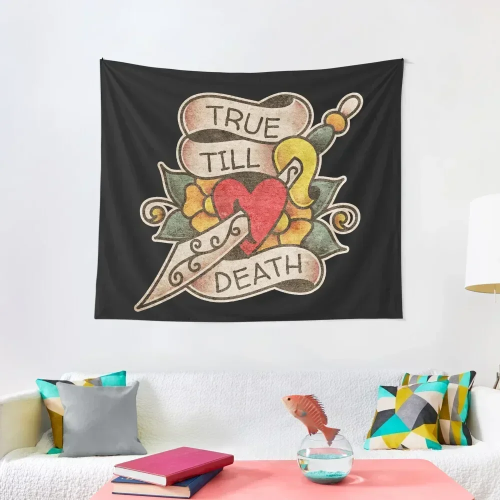 Salty-Dog Traditional "True Till Death" Honor Design Tapestry Decoration Bedroom Wall Tapestries Tapestry
Salty-Dog Traditional "True Till Death" Honor Design Tapestry Decoration Bedroom Wall Tapestries Tapestry