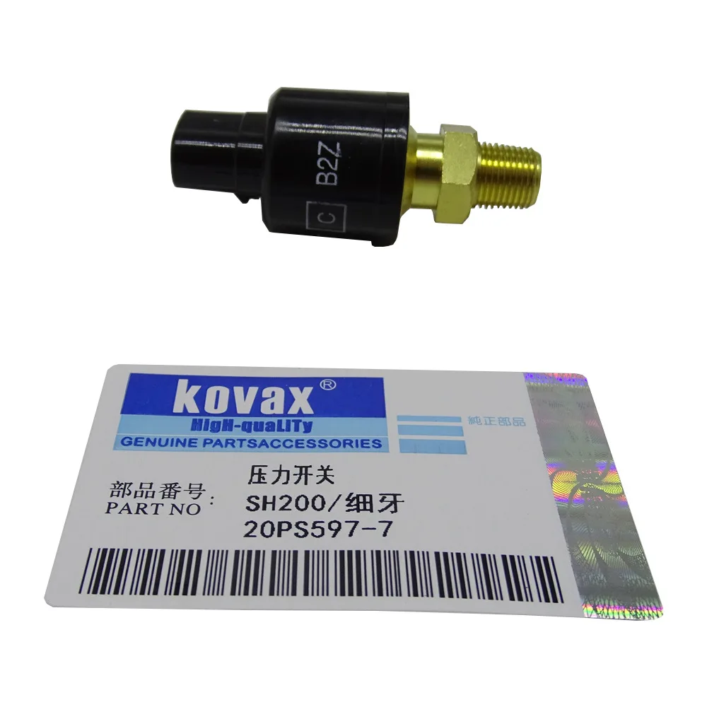 Pressure switch SH120 SH200 SH350 20PS597-7 Excavator accessories pressure sensor
Pressure switch SH120 SH200 SH350 20PS597-7 Excavator accessories pressure sensor