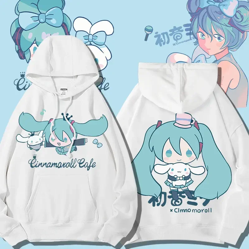 Kawai Hatsune худи с Мику Аниме милый мультяшный хлопок свитшот с длинным рукавом Удобный приятный на ощупь Свободный Топ Повседневный Универсальный
Kawai Hatsune худи с Мику Аниме милый мультяшный хлопок свитшот с длинным рукавом Удобный приятный на ощупь Свободный Топ Повседневный Универсальный