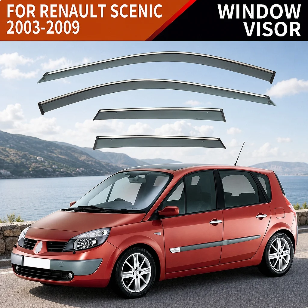 For Renault Scenic 2003-2009 Car Window Visor Rain Sun Shade Awning Windshield Side Deflector Accessories
For Renault Scenic 2003-2009 Car Window Visor Rain Sun Shade Awning Windshield Side Deflector Accessories