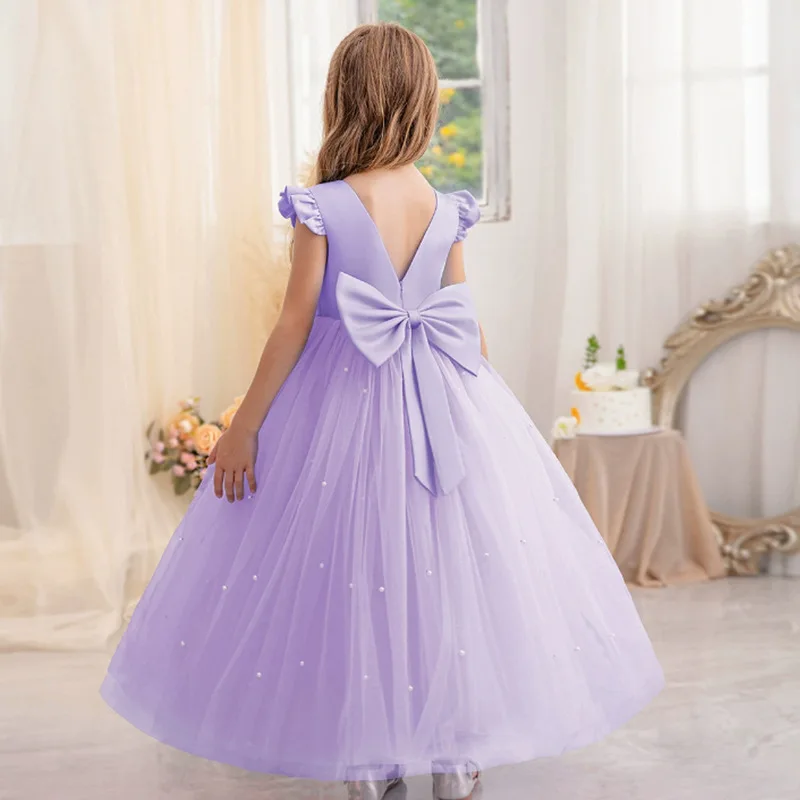 Summer Girl Flower Birthday Tulle Dress Backless Bow Wedding Gown Piano Kids Party Wear Princess Dress Baby Girl Bowknot Dresses
Summer Girl Flower Birthday Tulle Dress Backless Bow Wedding Gown Piano Kids Party Wear Princess Dress Baby Girl Bowknot Dresses