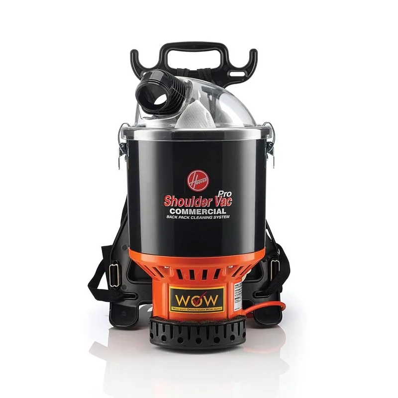 Hoover Commercial Shoulder Vac Pro Backpack Bagged Vacuum Cleaner, with HEPA Media Filter, Lightweight with Extra Long Cord
Hoover Commercial Shoulder Vac Pro Backpack Bagged Vacuum Cleaner, with HEPA Media Filter, Lightweight with Extra Long Cord