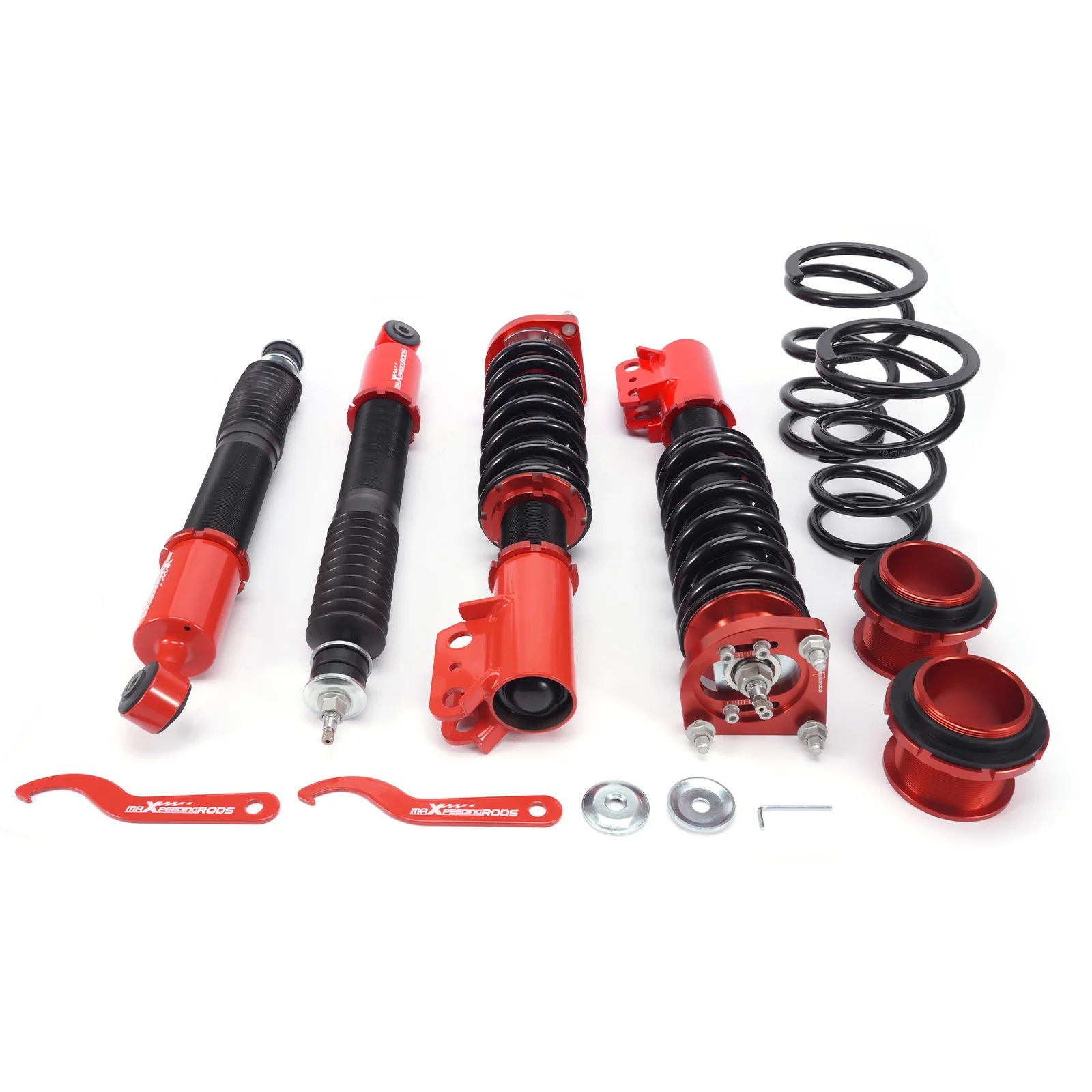 Maxpeedingrods Coilovers Suspension 24 Way DamperShocks for Ford Mustang 94-04
Maxpeedingrods Coilovers Suspension 24 Way DamperShocks for Ford Mustang 94-04