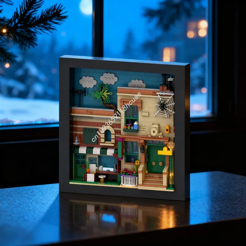 495pcs MOC Alternate Sesame Street Photo Frame Model Building Blocks Assemble DIY Toy Creative Christmas Gifts Idea Education
495pcs MOC Alternate Sesame Street Photo Frame Model Building Blocks Assemble DIY Toy Creative Christmas Gifts Idea Education