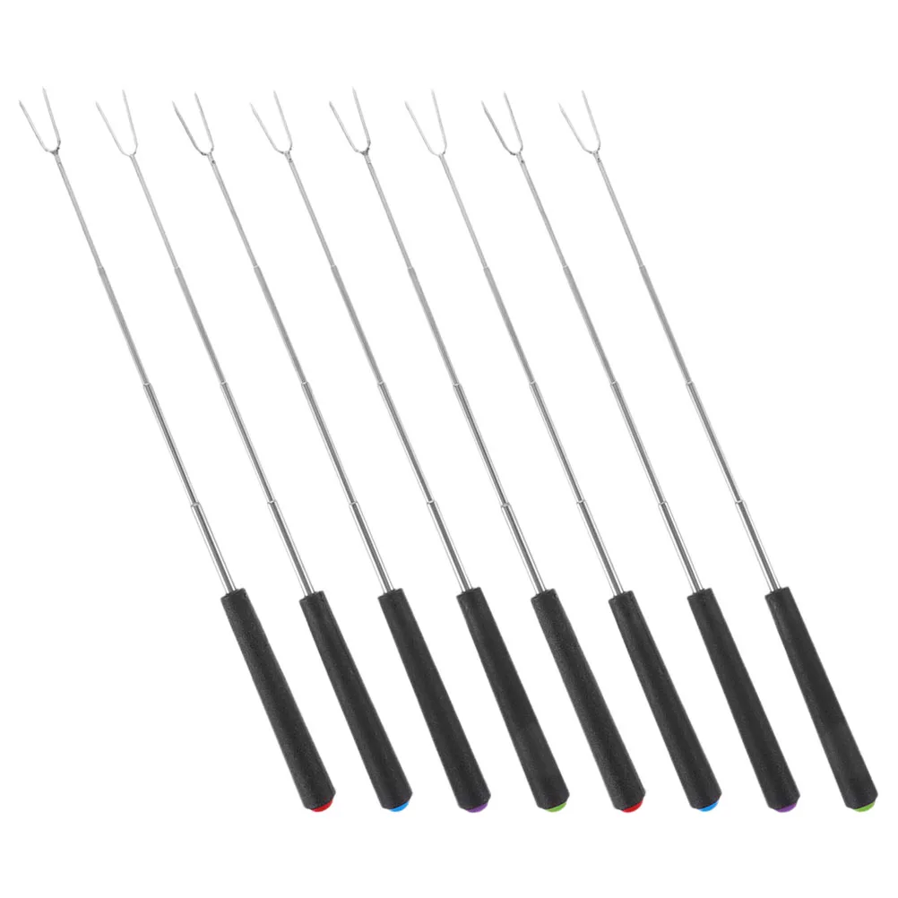 8pcs Stainless Steel Bbq Forks 11.2 Inch Telescoping Marshmallow Roasting Sticks Rotating Design Fire Pit Campfire Camping
8pcs Stainless Steel Bbq Forks 11.2 Inch Telescoping Marshmallow Roasting Sticks Rotating Design Fire Pit Campfire Camping