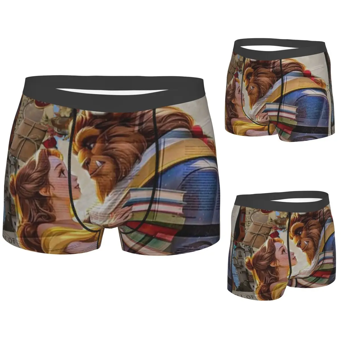Boxer Underpants Shorts Beauty And The Beast Panties Men's Ventilate Underwear for Homme Man Boyfriend Gift
Boxer Underpants Shorts Beauty And The Beast Panties Men's Ventilate Underwear for Homme Man Boyfriend Gift
