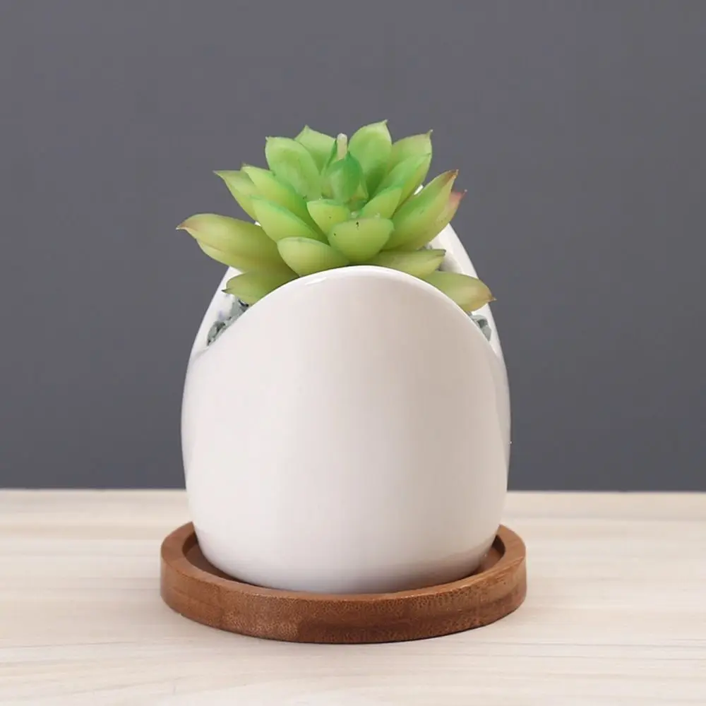 Crafts Ceramic Flower Pot Cartoon Cute Animal Vase Creative with Base Plant Pot Succulent
Crafts Ceramic Flower Pot Cartoon Cute Animal Vase Creative with Base Plant Pot Succulent