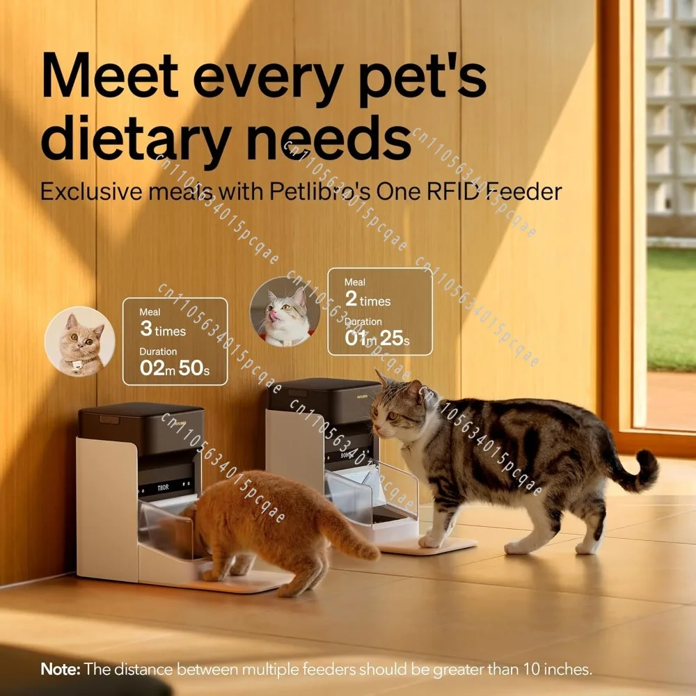 3L Auto Dispensers with Light Collar Tag, 1-10 Meals Automatic Cat Feeders - 2 Cat Wi-Fi Feeders
3L Auto Dispensers with Light Collar Tag, 1-10 Meals Automatic Cat Feeders - 2 Cat Wi-Fi Feeders