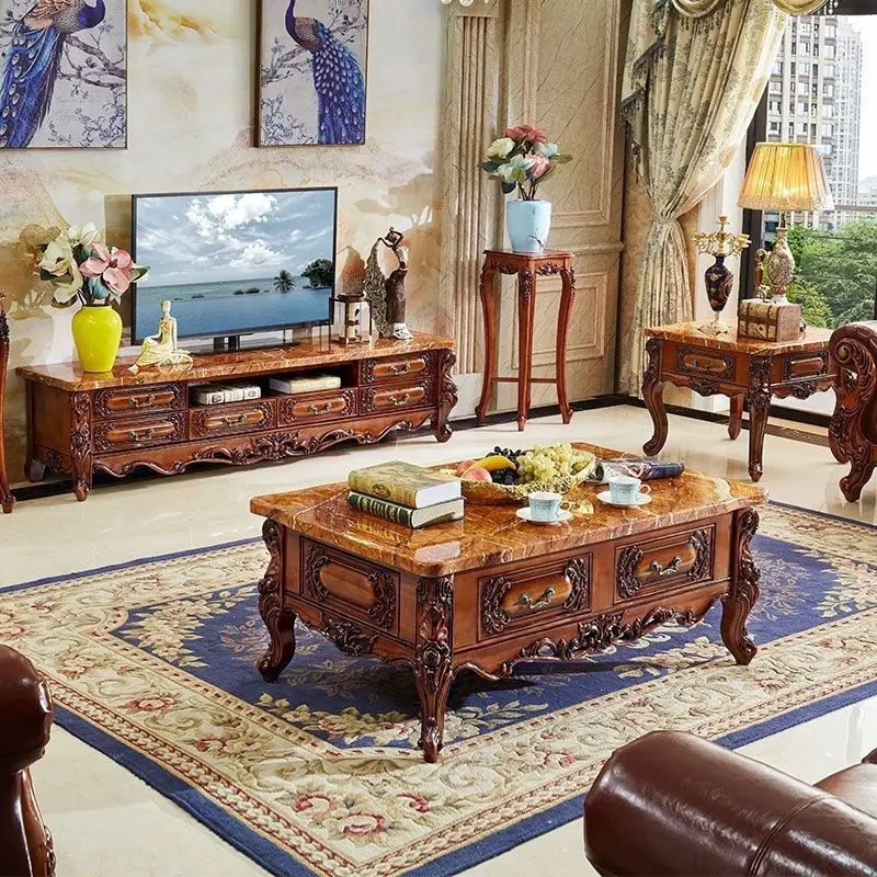 New European solid wood TV cabinet
New European solid wood TV cabinet
