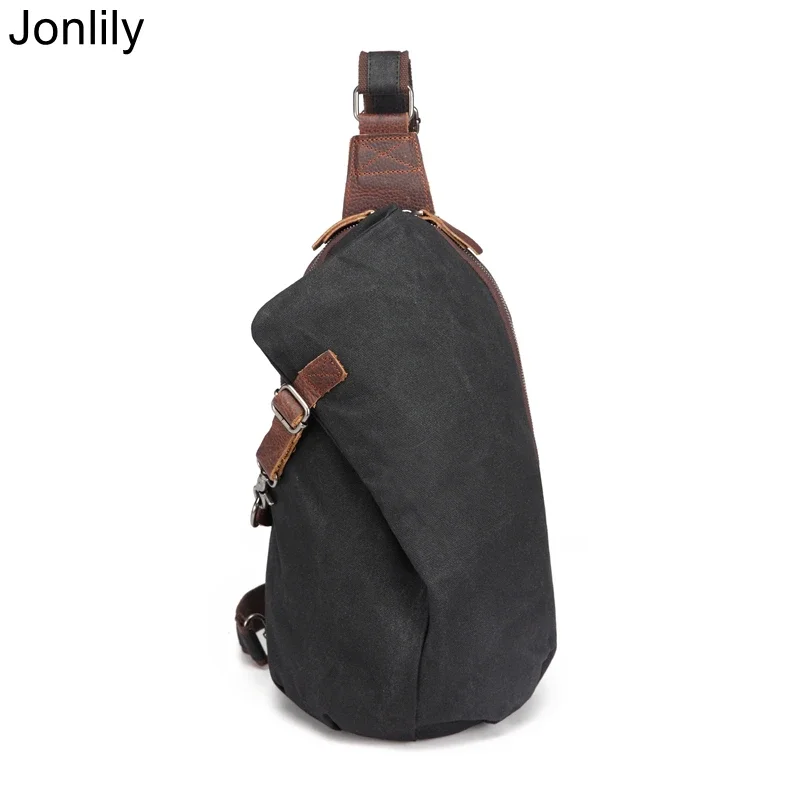 Jonlily Unisex Sling Bags Fashion Crossbody Bag Waterproof Waxed Canvas Men's Small Daypack Teens Daily Purse -KG412
Jonlily Unisex Sling Bags Fashion Crossbody Bag Waterproof Waxed Canvas Men's Small Daypack Teens Daily Purse -KG412