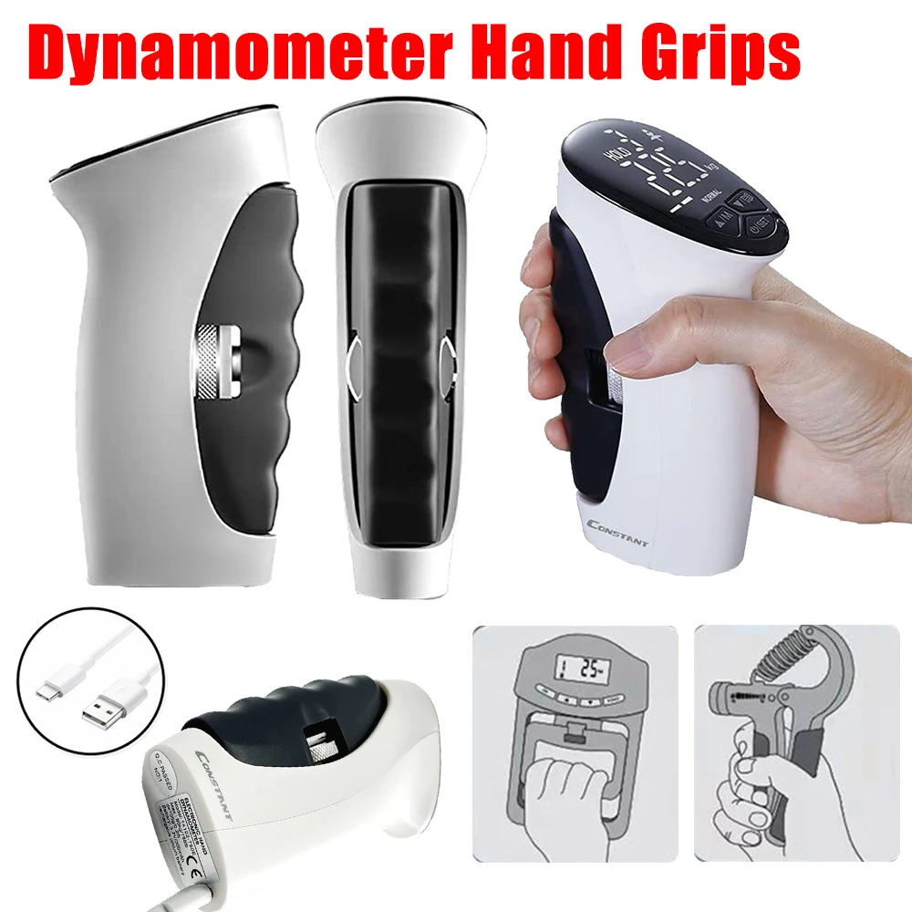 Professional Digital Grip Strength Tester USB Rechargeable LED Display Hand Dynamometer for Strength Training and Recovery
Professional Digital Grip Strength Tester USB Rechargeable LED Display Hand Dynamometer for Strength Training and Recovery