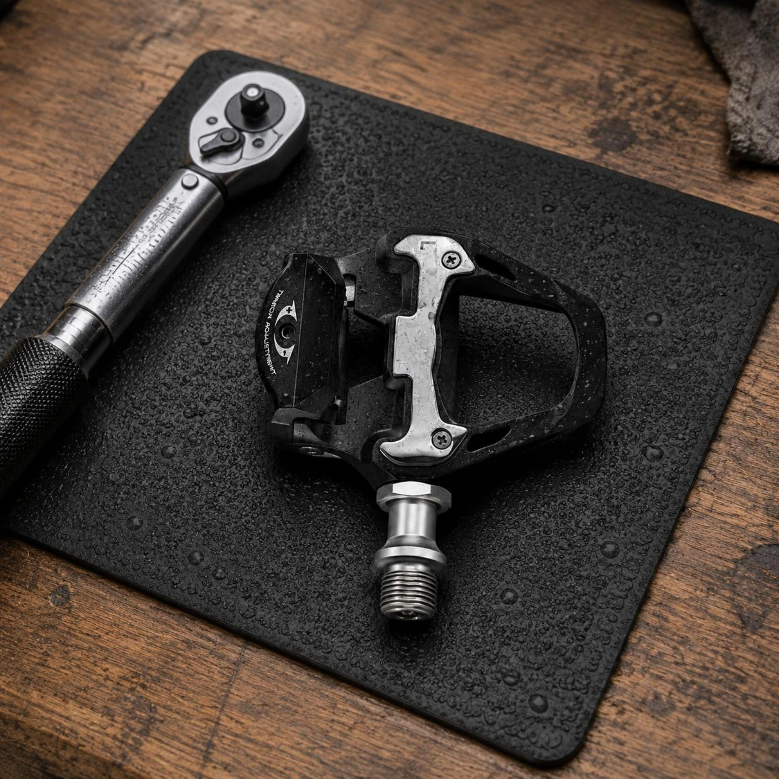 Road Bike Clipless Pedals Left-Right Marked Two-Sided Clipless Pedals Double-Sided Bike Pedal Black Cycling Gear Silver Hardware
Road Bike Clipless Pedals Left-Right Marked Two-Sided Clipless Pedals Double-Sided Bike Pedal Black Cycling Gear Silver Hardware