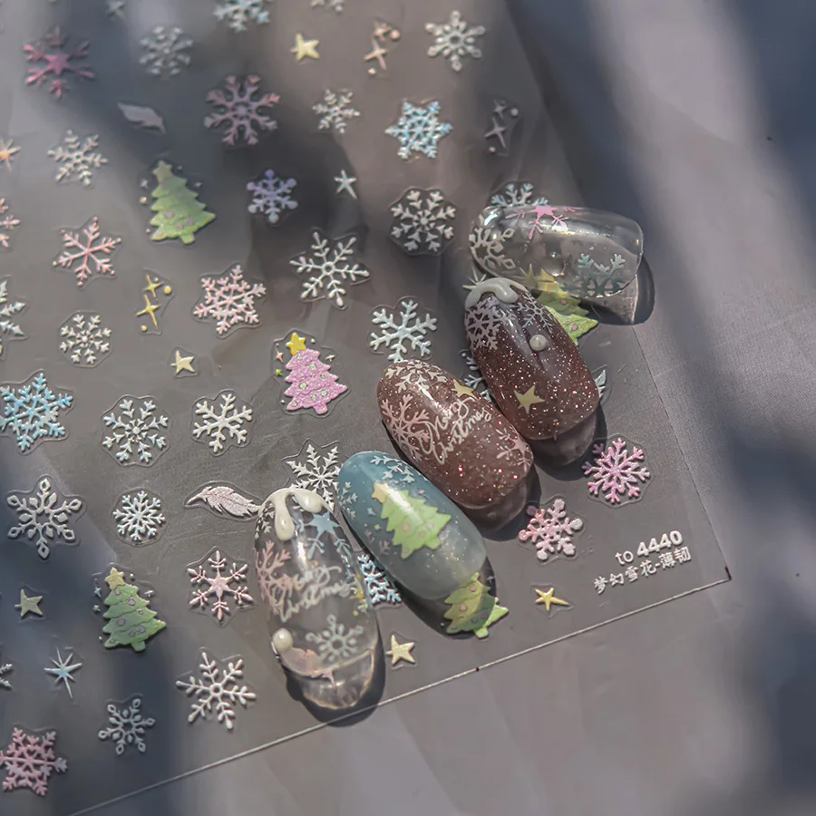 1PCS Snowflake Christmas Tree Nail Sticker 5D Embossed Relief Rhinestone Self Adhesive Nail Art Stickers Manicure Decora Decalss
1PCS Snowflake Christmas Tree Nail Sticker 5D Embossed Relief Rhinestone Self Adhesive Nail Art Stickers Manicure Decora Decalss