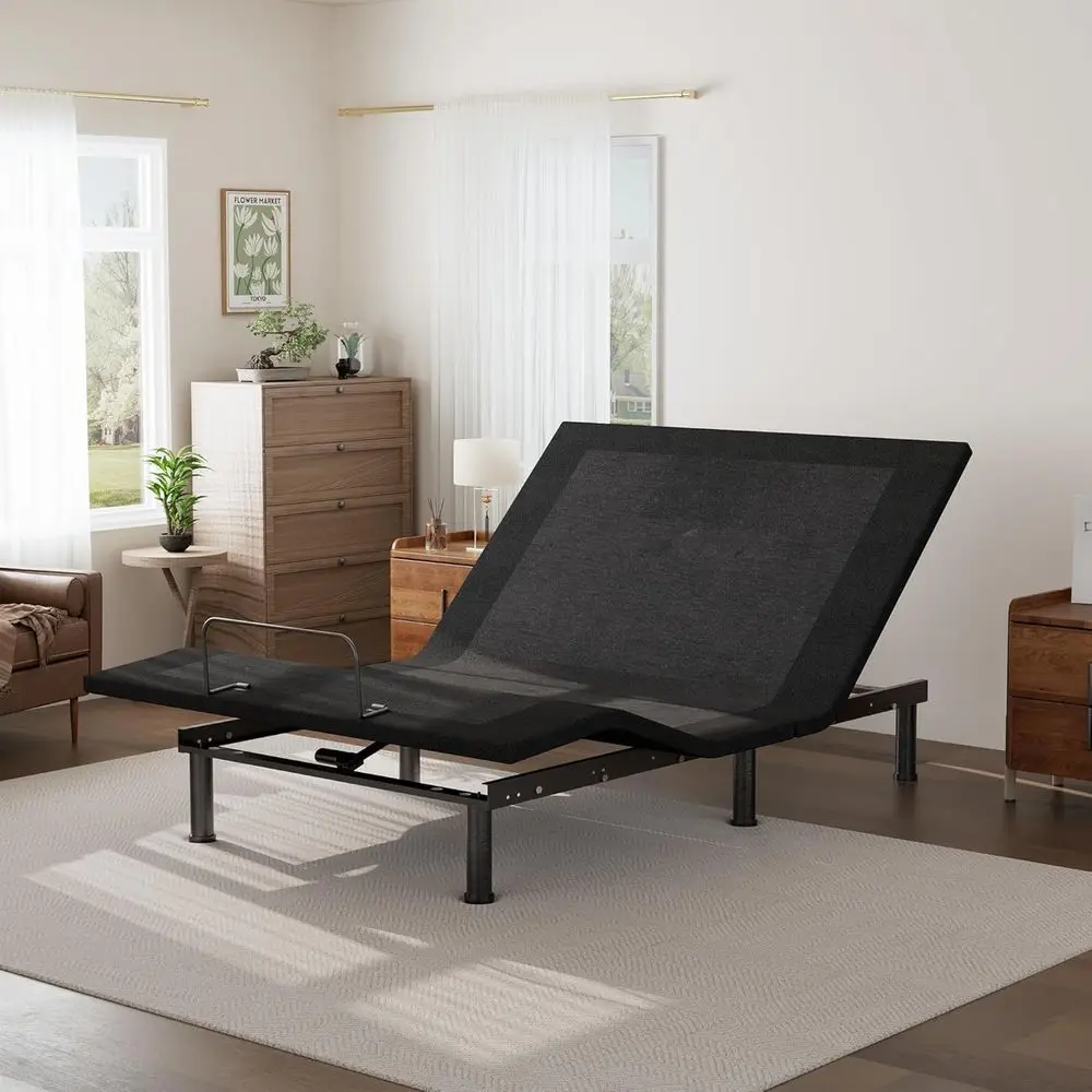Wireless Remote Queen Size Electric Adjustable Bed Base with Zero Gravity, Anti-Snore, and Easy Assembly
Wireless Remote Queen Size Electric Adjustable Bed Base with Zero Gravity, Anti-Snore, and Easy Assembly
