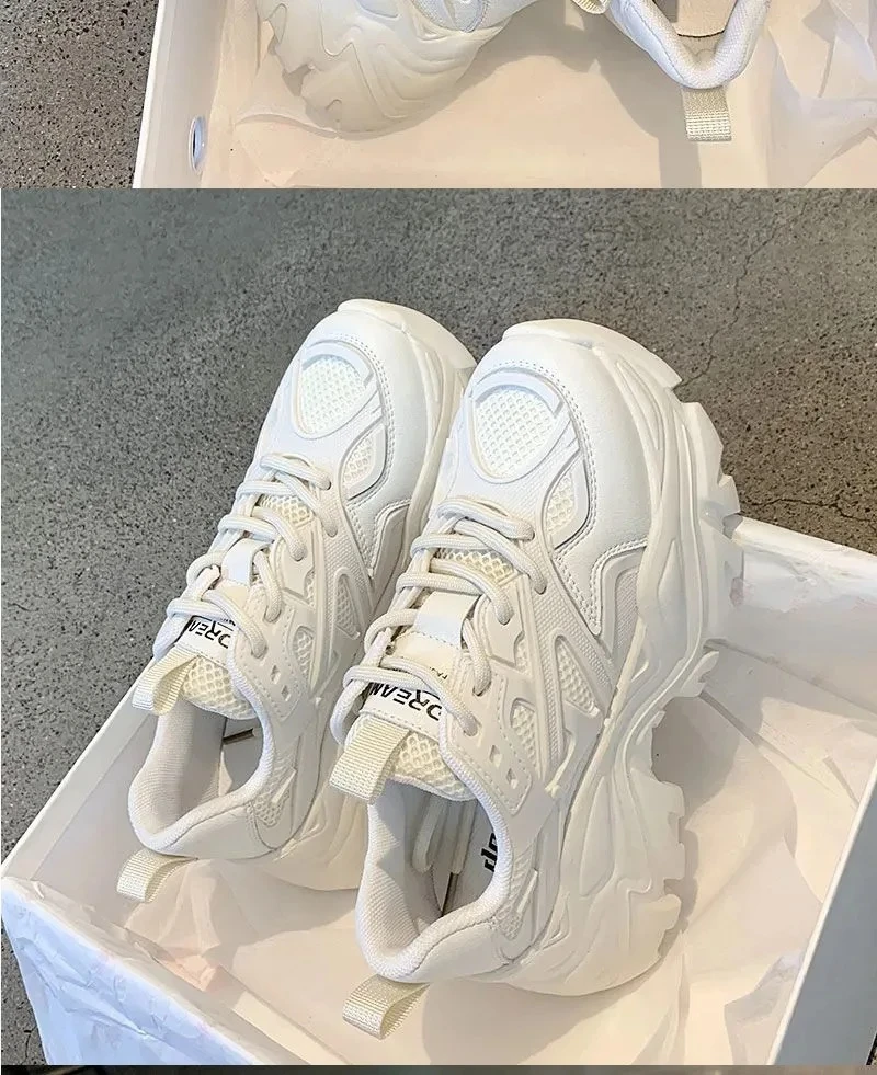 Women 2025 New Summer Black Casual Chunky Sneakers Mesh Leather Platform New Fashion Platform Sport Shoes
Women 2025 New Summer Black Casual Chunky Sneakers Mesh Leather Platform New Fashion Platform Sport Shoes