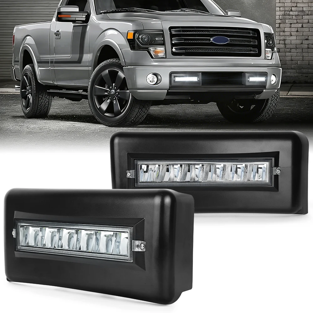 MOVOTOR Front Bumper Lower Grille Panel Trim Cover Inserts End Guard Pad with LED Light for 2009-2014 Ford F150 F-150
MOVOTOR Front Bumper Lower Grille Panel Trim Cover Inserts End Guard Pad with LED Light for 2009-2014 Ford F150 F-150