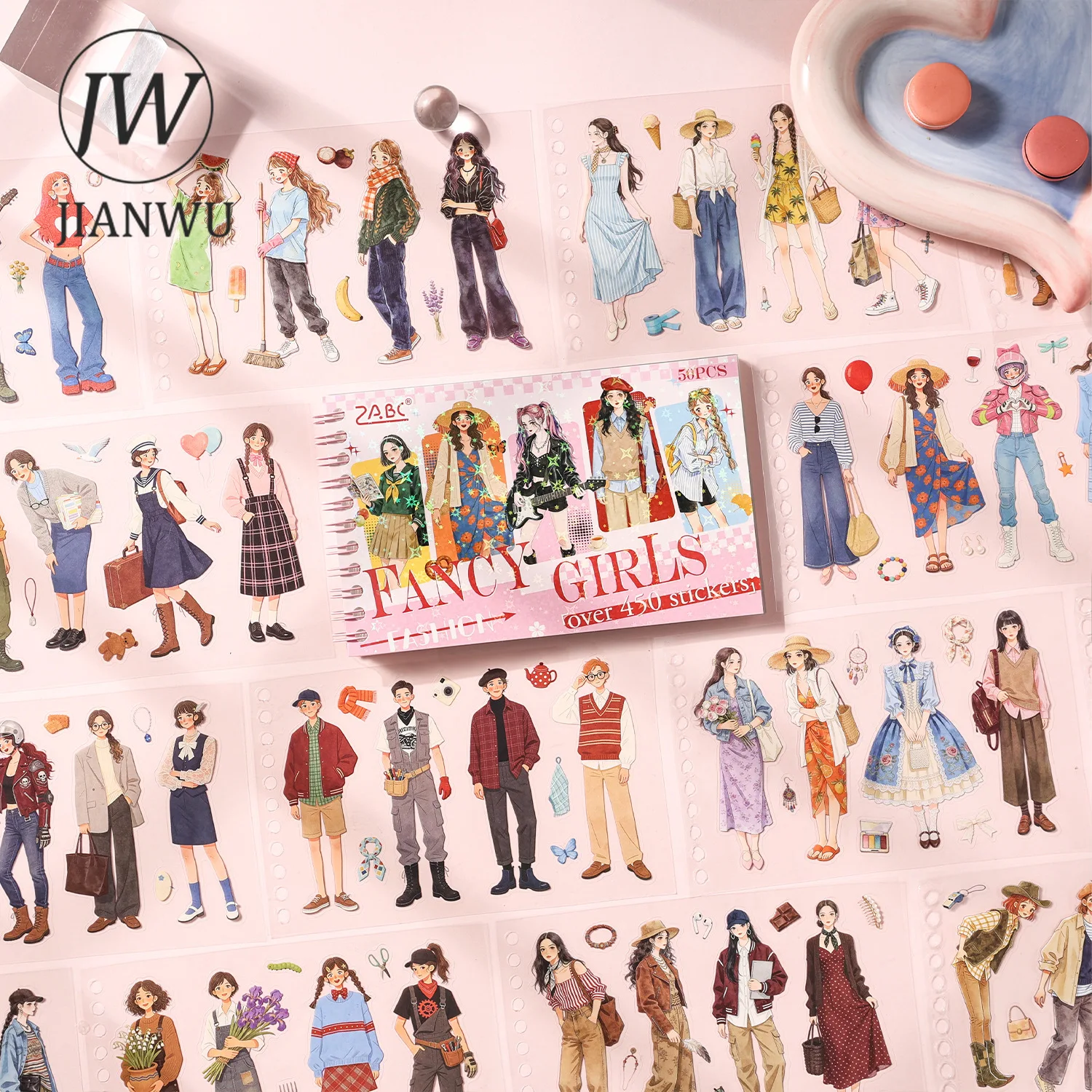 JIANWU Vintage Character Landscape Material Collage Scrapbooking PET Sticker Book Creative DIY Journal Stationery
JIANWU Vintage Character Landscape Material Collage Scrapbooking PET Sticker Book Creative DIY Journal Stationery