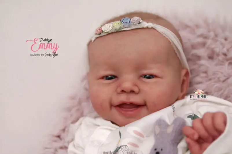 19inches Reborn Doll Kits Emmy Soft Vinyl DIY Realistic Toys 3D Painted Skin with Visible Veins Muñecas Kit Bebe Reborn
19inches Reborn Doll Kits Emmy Soft Vinyl DIY Realistic Toys 3D Painted Skin with Visible Veins Muñecas Kit Bebe Reborn